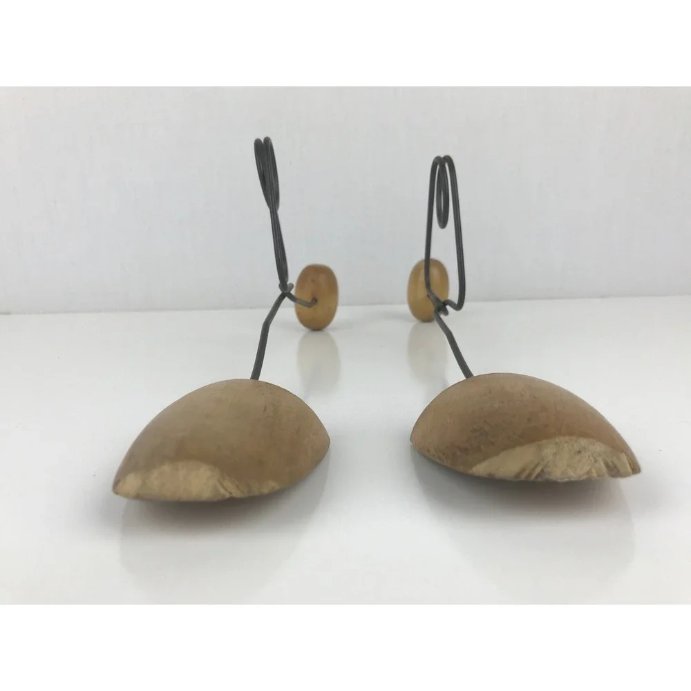 VTG Cedar Wood Metal Shoe Trees Stretchers Shapers Keepers 12